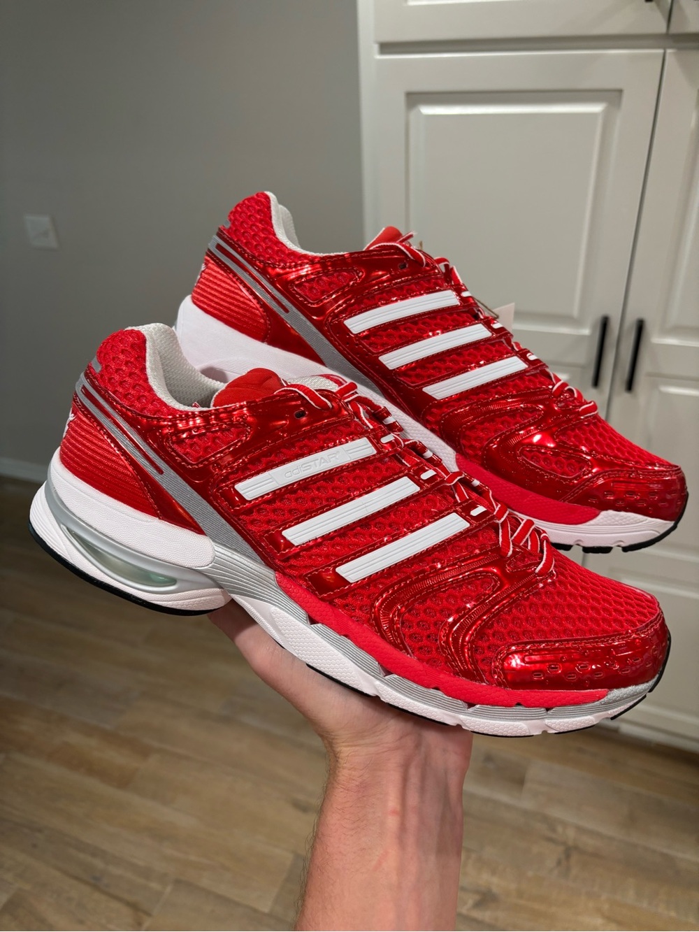 Adidas Adistar Control 5 ‘Coca-Cola’ Bright Red Men’s Size 11.5 & 13 | KH6895